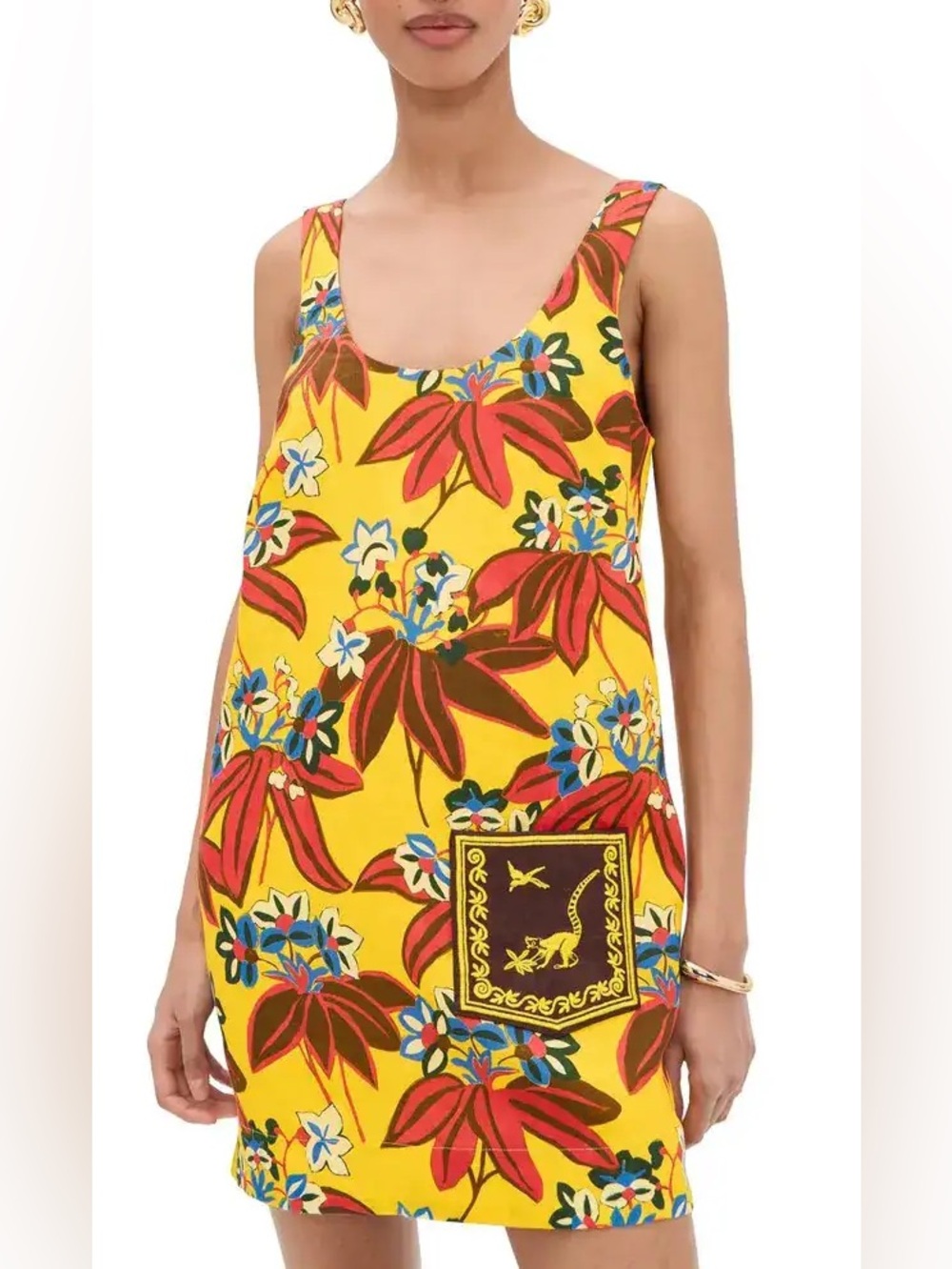 Alemais Leo Embroidered mini dress US size 6